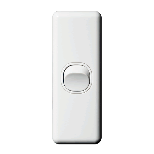 Classic Switch Architrave 1G White - SWA1