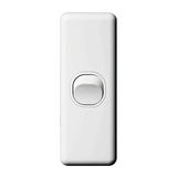 Classic 1 Gang Architrave Switch White - SWA1