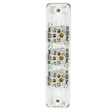 Classic 3 Gang Architrave Switch White - SWA3