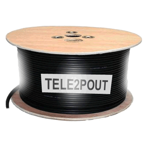 0.4mm 2 Pair Jelly Filled Underground Telephone Cable 100m - TELE2POUT | PICKUP ONLY