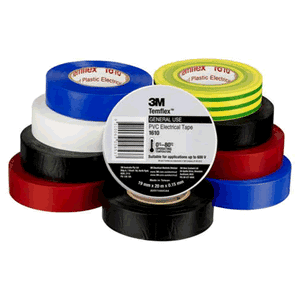 3M Electrical Insulation Tape 10 Roll Rainbow - 3M160