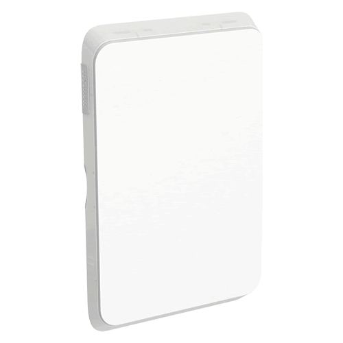 CLIPSAL Iconic Blank Plate Vivid White - 3040VW