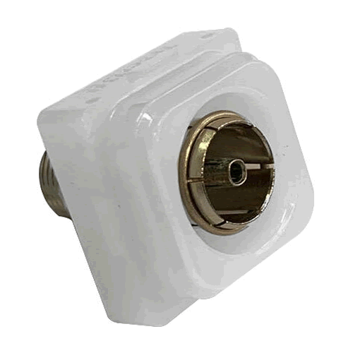 Clipsal Iconic Mechanism PAL to F Type TV Socket - 40FFPMSTN