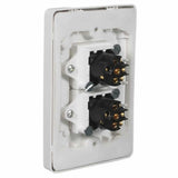 Clipsal Classic 2 Gang IP66 Weatherproof Switch 10A 250V C2032V66-WE