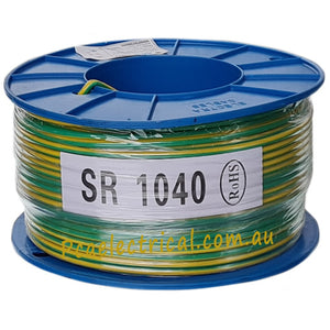 4.0mm Building Wire Yellow / Green 100m - SR1040 | PICKUP ONLY