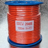 4.0mm 2 Core & Earth Orange Circular 100m - SRCV2040E | PICKUP ONLY