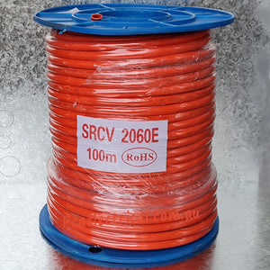 6.0mm 2 Core & Earth Orange Circular 100m - SRCV2060E | PICKUP ONLY