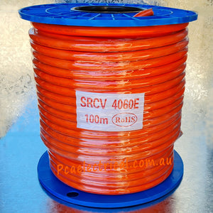 6.0mm 4 Core & Earth Orange Circular 100m - SRCV4060E | PICKUP ONLY