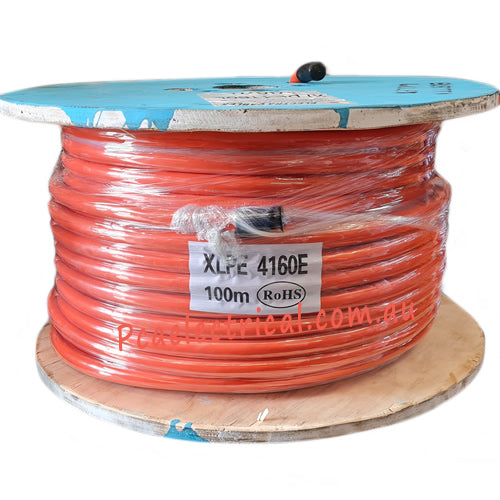 16mm 4 Core & Earth Orange Circular 100m - XLPE4160E | PICKUP ONLY