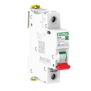 CLIPSAL Main Switch 1P 100A, MAX9 - MX9MS1100