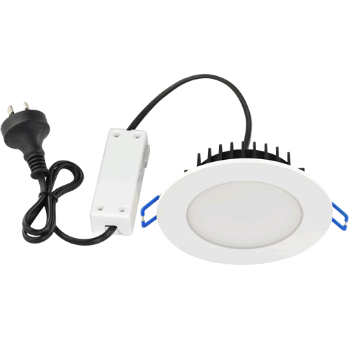 ENERGETIC 90mm LED Downlight 8W Dimmable Tricolour ELA172083