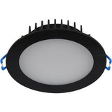 ENERGETIC 90mm LED Downlight 8W Dimmable Tricolour Black - ELA172083BK