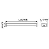 Energetic Stellar Widebody LED Batten 40W/20W 4FT Tricolour - ELA211026