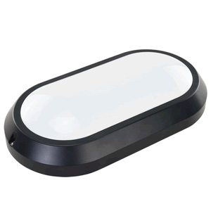 Energetic Oval 8W LED Bunker IP65 Tricolour Black - ELA281000