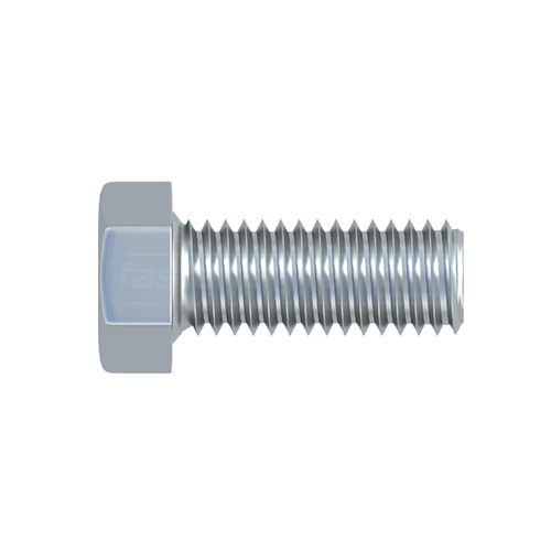 Hex Bolt 10mm x 16mm Zinc Plated 100P - HT1016