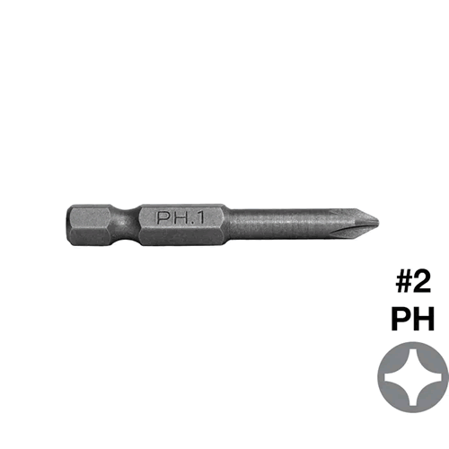 No.2 x 100mm Phillips Drive Bit 10PK - DBPH2100