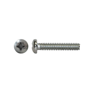 3/16" x 50mm Round Metal Thread Screw ZP 100P HMB316/50