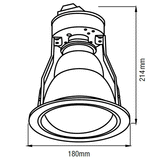 Martec Uno 1 Single Lamp Bathroom Heater White - MBHU1LW