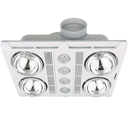 Martec In Heat Lamp Martec Profile Plus 3-in-1 Bathroom Heater