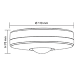 SAL Infrared Sensor Surface Mount Light 500W White - SMS805CS