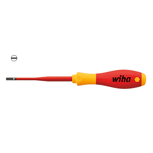 Wiha SlimFix Screwdriver Slotted 6.5mm x 150 1000V - WIHA35392