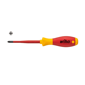 Wiha SlimFix Screwdriver Phillips PH1 x 80 1000V - WIHA35393