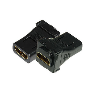 HDMI Female to HDMI Female Straight Insert Black - MHDMIB