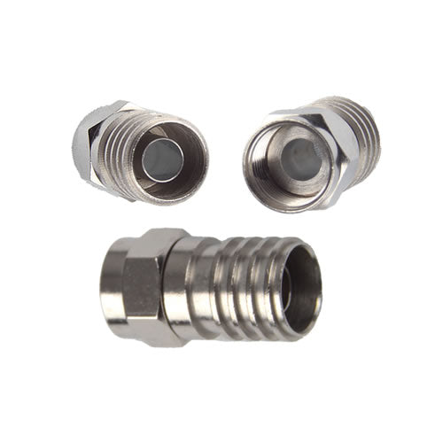 DigiTek RG6 F-Type Hex Crimp Connector - RG6