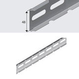 Ladder Tray Radius Plate Galvabond - LTRPG