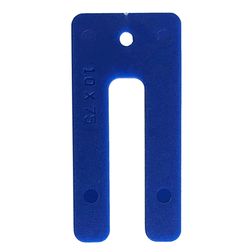 1.0mm x 75mm Window Packer Blue 100P - WP175