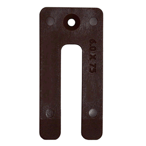 6mm x 75mm Window Packer Brown 100P - WP675