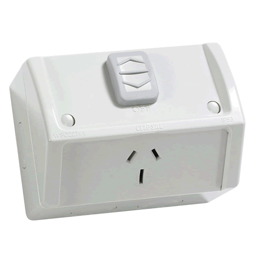 Clipsal Single Weatherproof Powerpoint 15A Grey - WSC227/1/15 – PCA ...