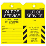 OUT OF SERVICE Tag 140mm x 75mm 5P - TAGTSDT2